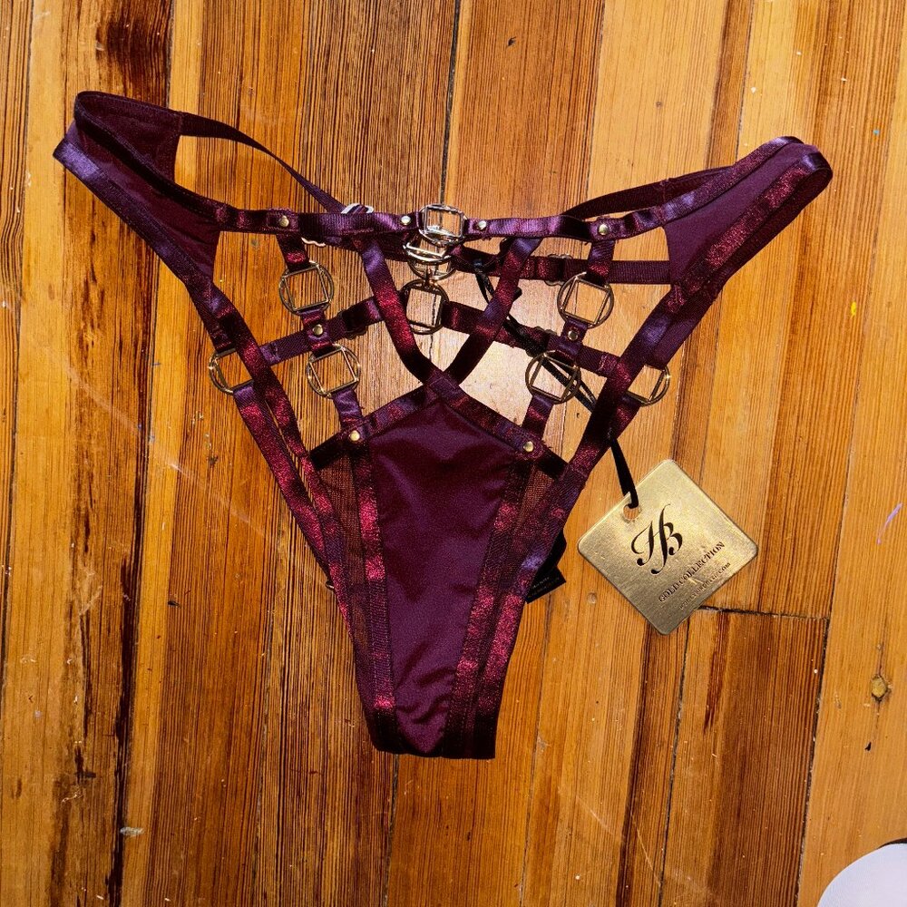 Jowal Wine Open Back Panty